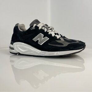 New Balance 990V2 Black Made In USA Lifestyle Sneakers Men's 9 Rare M990BL2